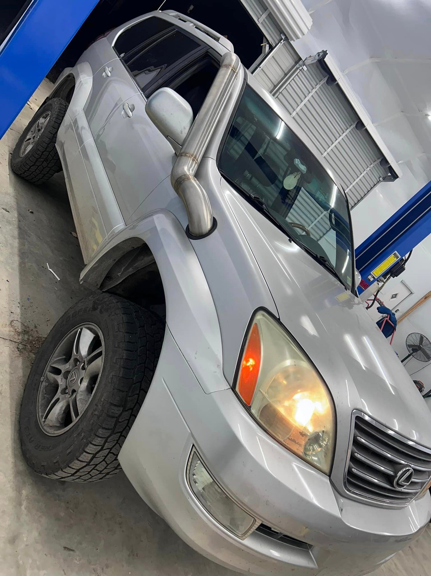 TWM Fab Lexus GX 470 Stainless Steel Mid Entry Snorkel