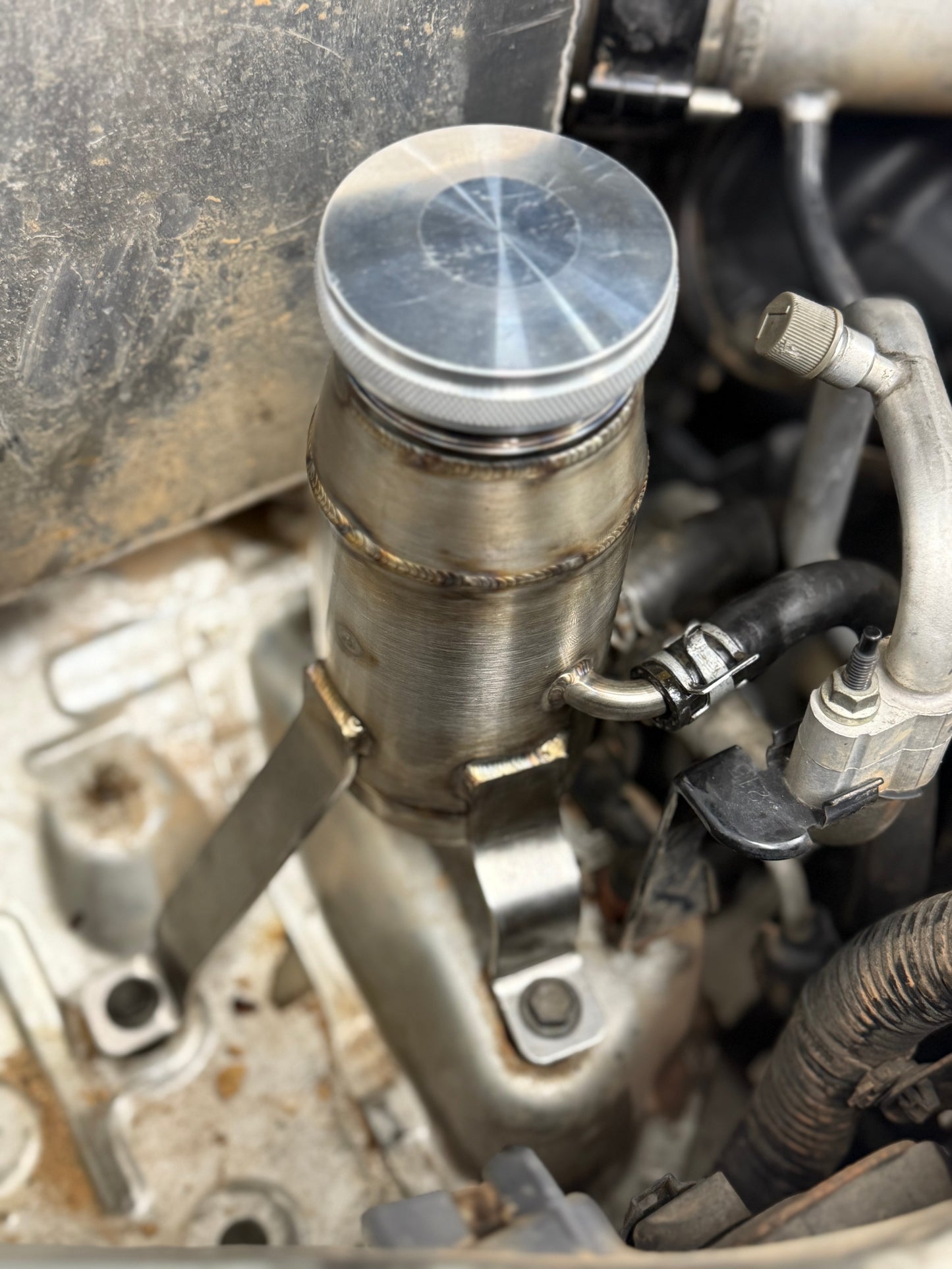 Stainless Steel Power Steering Reservoir